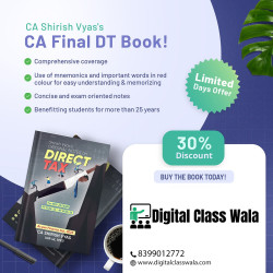 CA FINAL DT BOOK! CA SHIRISH VYAS’S ORIGINAL NOTES ON DIRECT TAX