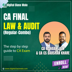CA Final - Law and Audit (Regular Combo) - CA Rishabh Jain and CA CS Darshan Khare