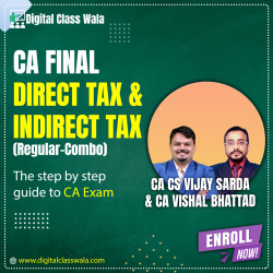 CA Final - Direct Tax and Indirect Tax (Regular-Combo) - CA CS Vijay Sarda and CA Vishal Bhattad