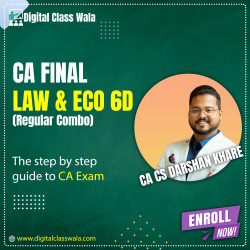 CA Final - Law and Eco 6D (Combo) - CA CS Darshan Khare