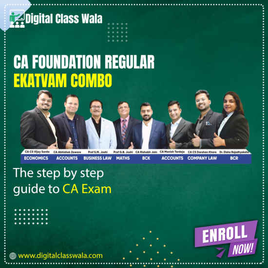 CA Foundation - Regular EKATVAM Combo 3rd April 2023