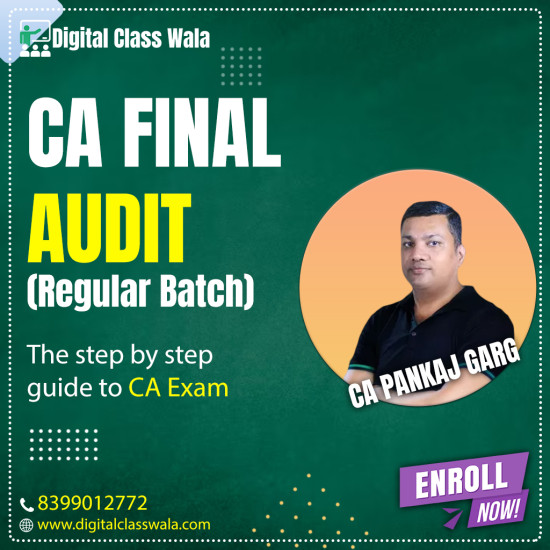 CA Final - Audit (Regular) - CA Pankaj Garg CA Final - Audit (Regular) - CA Pankaj Garg