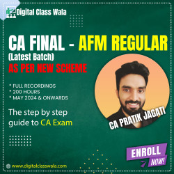 CA Final - Advanced Financial Management (Regular) - CA Pratik Jagati