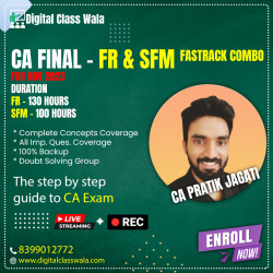 CA Final - FR & AFM (FASTRACK COMBO) - CA Pratik Jagati